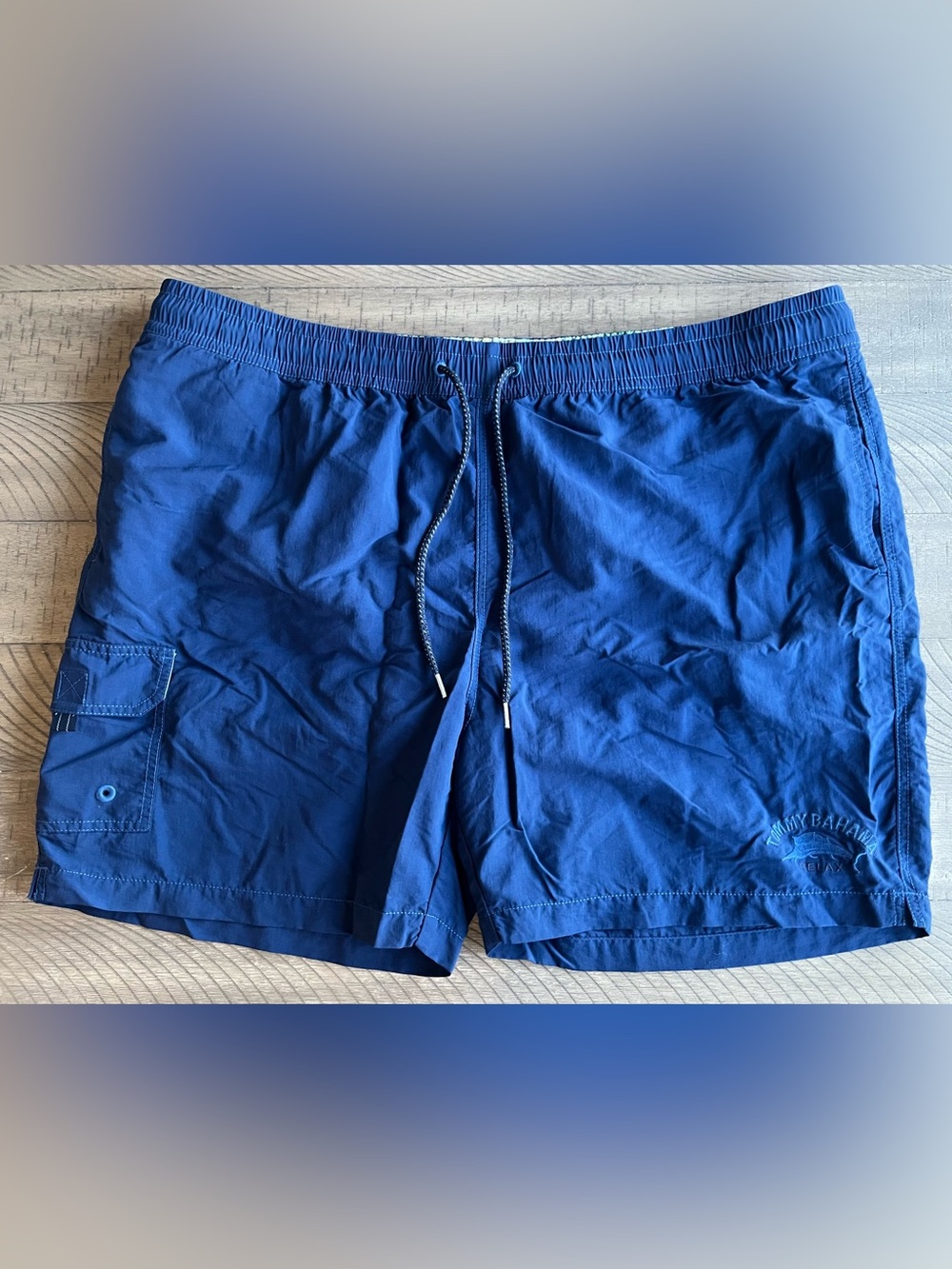Tommy Bahama Relax Swim Trunks Men's Size XXL Navy Blue Summer Vacation